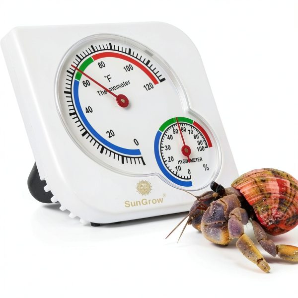 SunGrow Hermit Crab Humidity Temperature Meter Pet Terrarium-1