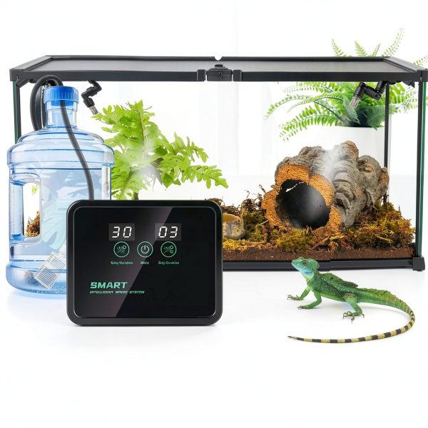 MECESOR Reptile Humidifier Misting System 360 Nozzles-4