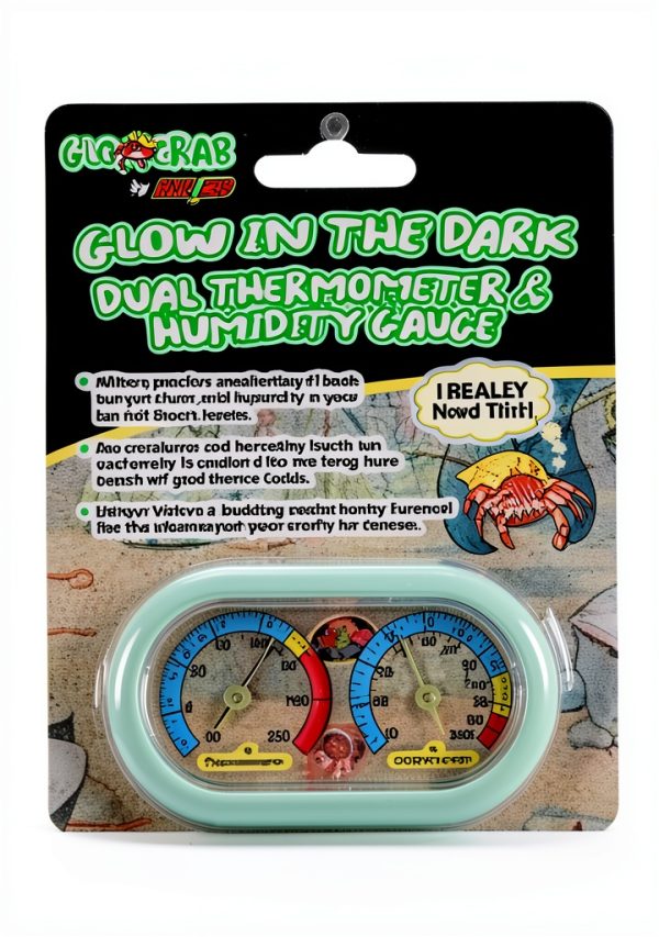 Zoo Med Hermit Crab Thermometer Humidity Monitor Glows-0