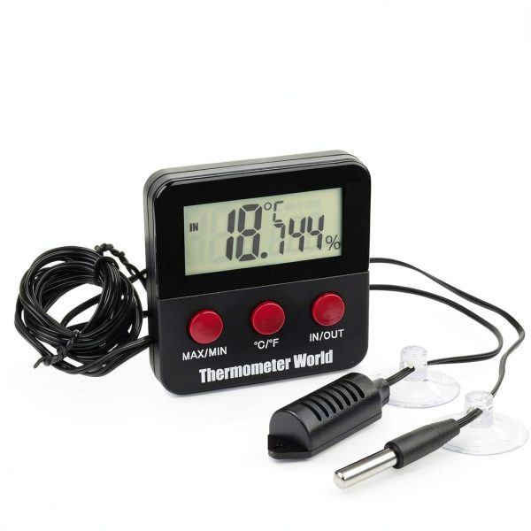 Reptile Thermometer Hygrometer Digital Probes Thermometer-0