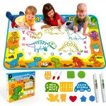 FREE TO FLY Dinosaur Water Drawing Mat Reusable Kids Toy-0