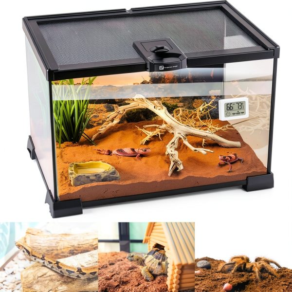 Thlevel Reptile Thermometer Hygrometer Digital Pet Tank-1
