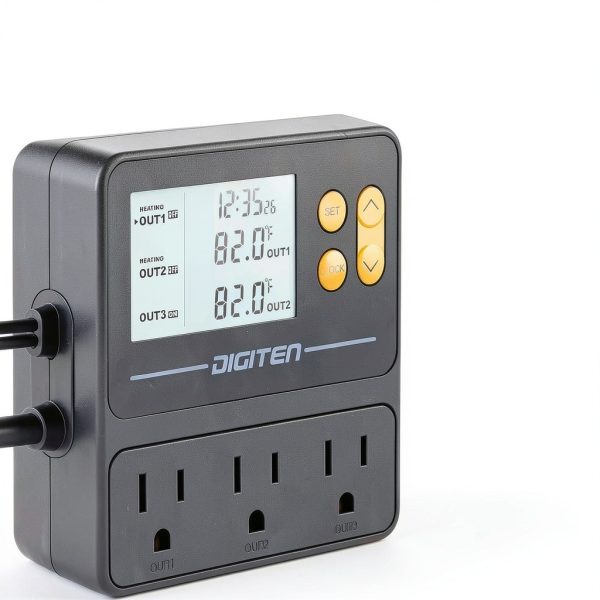 DIGITEN Programmable Temperature Controller TTC-1003 Black-1