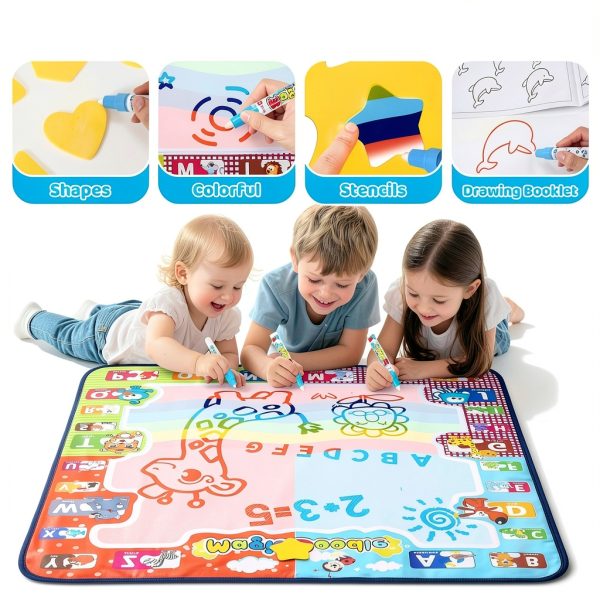 AD-002 Water Doodle Mat Reusable Educational Toy for Kids-2