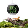 Ankilo Reptile Thermometer Hygrometer LED Display Adhesive-0