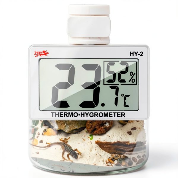 Capetsma Terrarium Thermometer Digital Display Easy Install-0