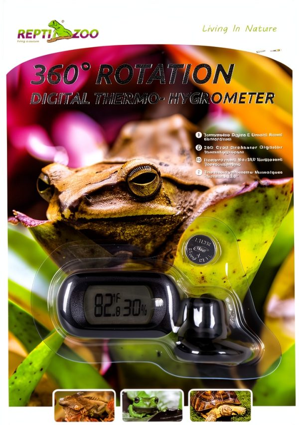 REPTI ZOO Digital Thermo Hygrometer Reptile Terrarium-7