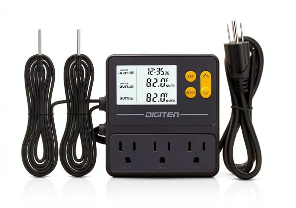 DIGITEN Programmable Temperature Controller TTC-1003 Black-5