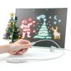ABCOLED Drawing Board Kids Doodle Glow Light Acrylic-2