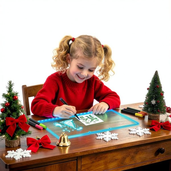 ABCOLED Drawing Board Kids Doodle Glow Light Acrylic-4