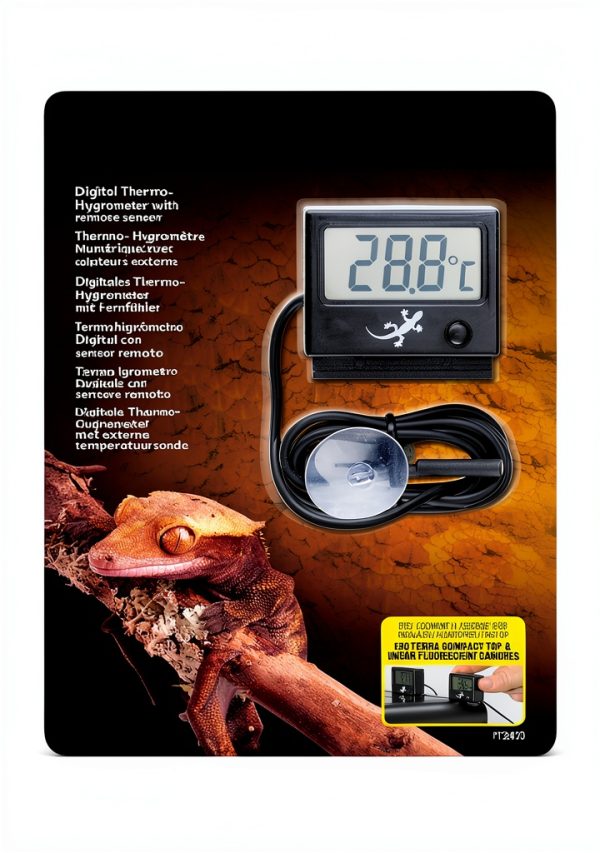 Hagen Digital Thermometer Hygrometer 2 in 1 Remote Sensor-0