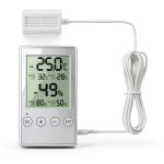 CANGDA Reptile Thermometer Hygrometer Alarm Function Large-0