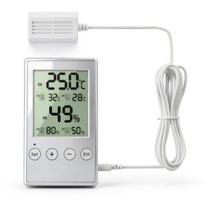 CANGDA Reptile Thermometer Hygrometer Alarm Function Large-0