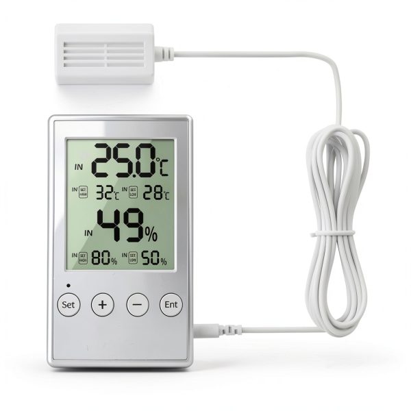 CANGDA Reptile Thermometer Hygrometer Alarm Function Large-0