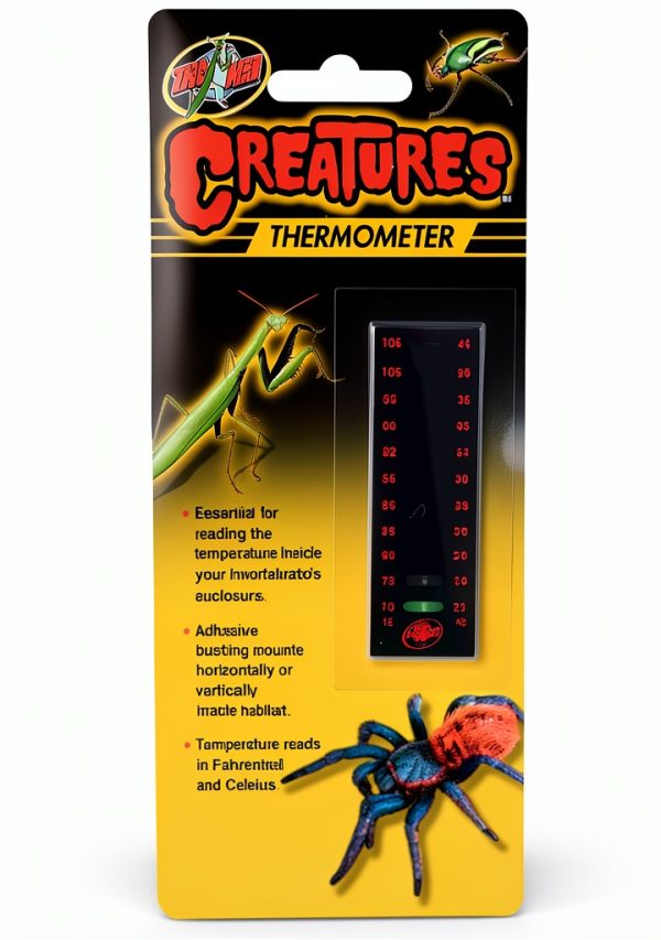 Zoo Med Terrarium Thermometer Adhesive CT10 Pet Supplies-0