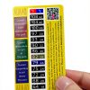 AUAAQ Reptile UV Temperature Card Sensor Thermometer Yellow-3