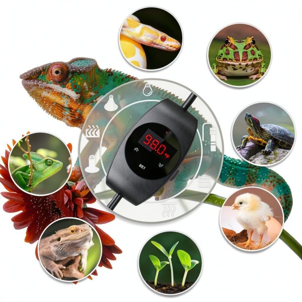 XFP Reptile Thermostat Dimming Temperature Control Heat Lamp-2