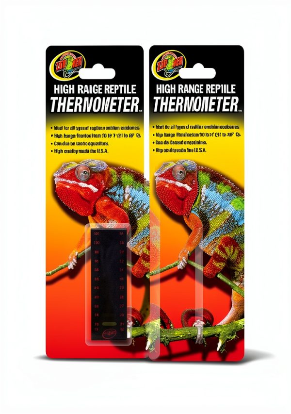 Zoo Med Reptile Thermometer High Range Terrarium 2 Pack-0