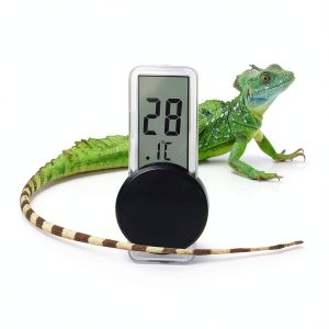 LURMMUE Reptile Thermometer Hygrometer Digital LCD Display-0