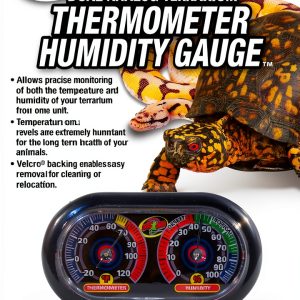 Zoo Med Terrarium Thermometer Humidity Monitor Pet Supplies-0