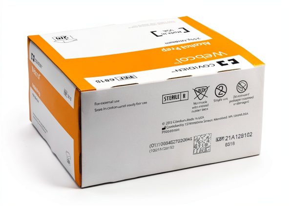 Cardinal Health Isopropyl Alcohol Wipes –70% Alcohol, Diamond‑Embossed-1