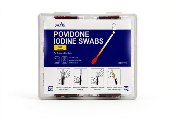 Iodine Swabs Svaha Advanced Leak-Free PP Tube – 48 Pack-0
