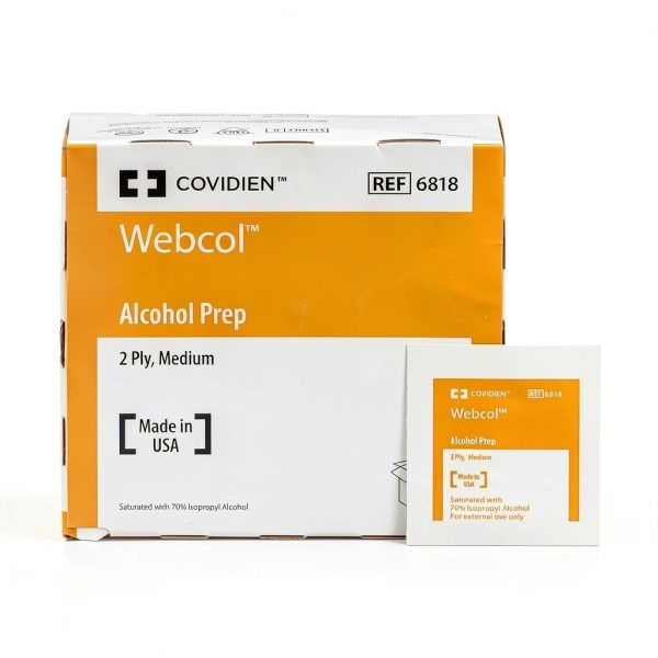Cardinal Health Isopropyl Alcohol Wipes –70% Alcohol, Diamond‑Embossed-0