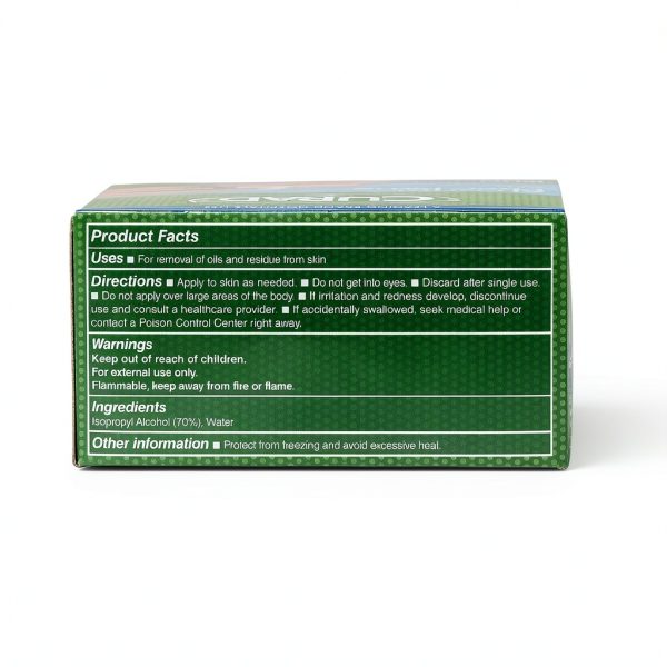 Medline Antiseptic Prep Pads 70% Isopropyl Alcohol 2‑Ply 200 Count-1