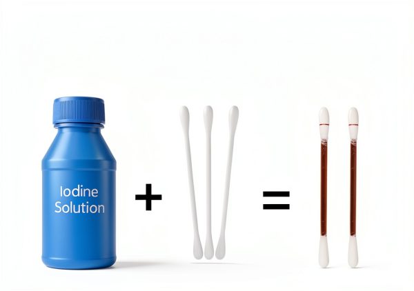 Iodine Swabs Svaha Advanced Leak-Free PP Tube – 48 Pack-1