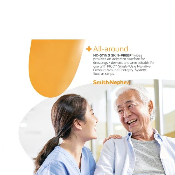 Smith & Nephew No-Sting Skin-Prep Wipes UN59420600 4-Day Barrier-5
