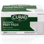 Medline Antiseptic Prep Pads 70% Isopropyl Alcohol 2‑Ply 200 Count-0