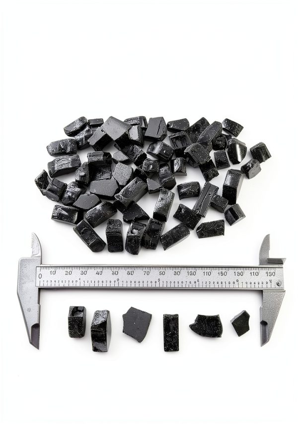 Fire Glass VEVOR 20lb Black 1/2-Inch Tempered Fireplace Rocks-4
