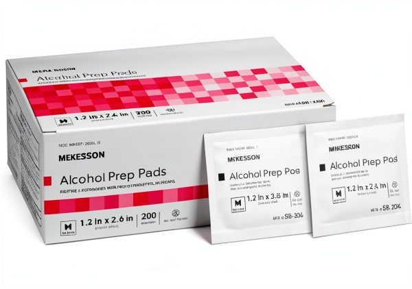 Alcohol Prep Pads McKesson Sterile Individual Pack Medium 200 Count-0