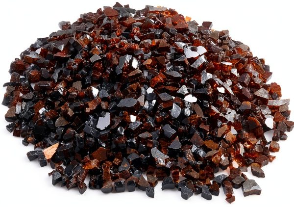 Fire Glass VEVOR 20lb Black 1/2-Inch Tempered Fireplace Rocks-8