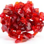Fire Glass Hiland RGLASS RED 10lb Red Glass for Gas Fire Pit-0