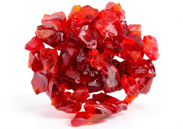 Fire Glass Hiland RGLASS RED 10lb Red Glass for Gas Fire Pit-0
