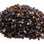 Fire Glass VEVOR 20lb Black 1/2-Inch Tempered Fireplace Rocks-0